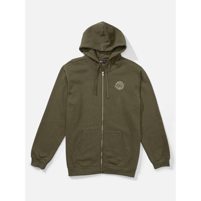 Zip Skewed Hoodie
