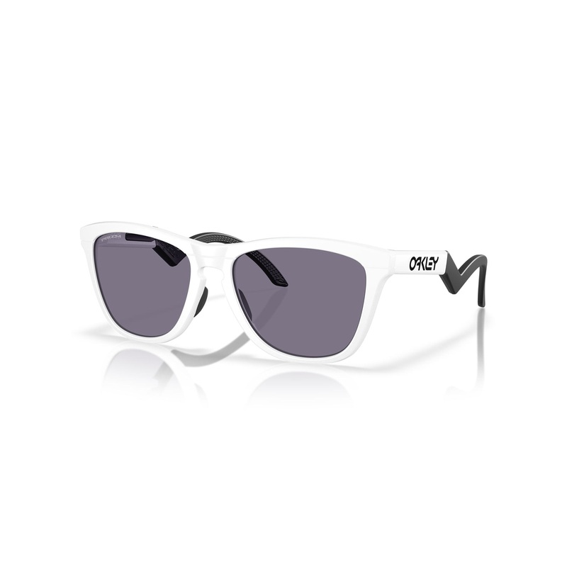 Frogskins Hybrid Matte White/Prizm Grey Sunglasses
