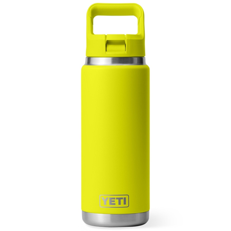 Rambler 26oz Firefly Yellow Straw Bottle