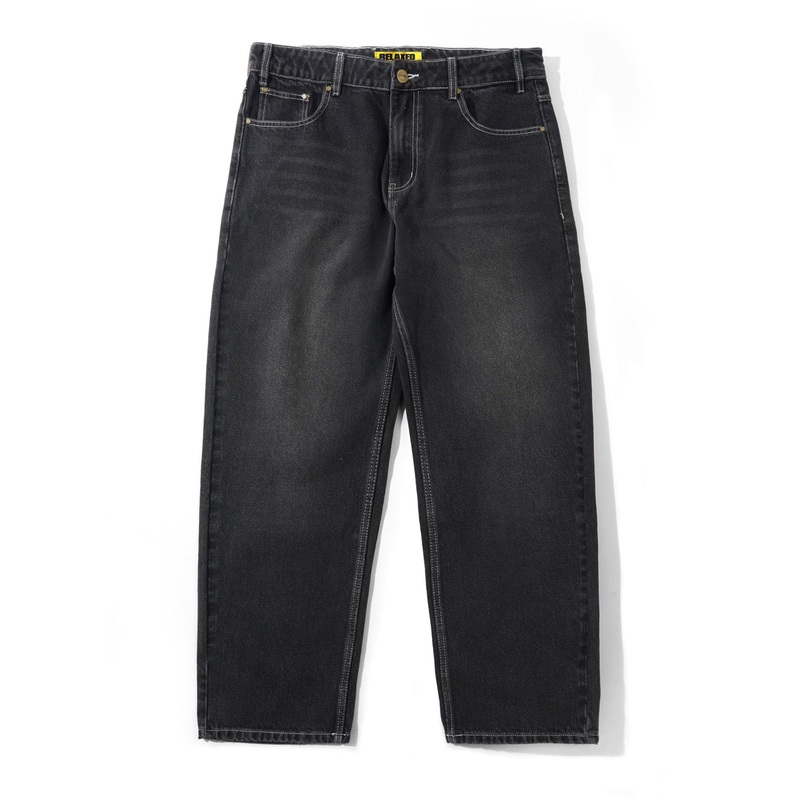 Ace Black Distressed Jeans