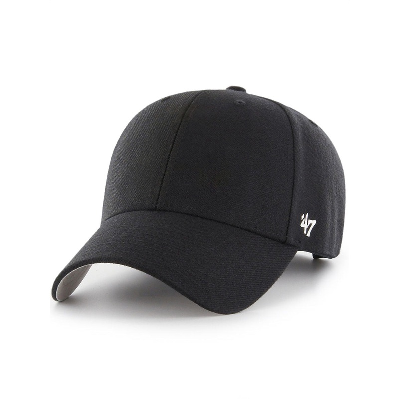 Blank Mvp Black Strapback Hat