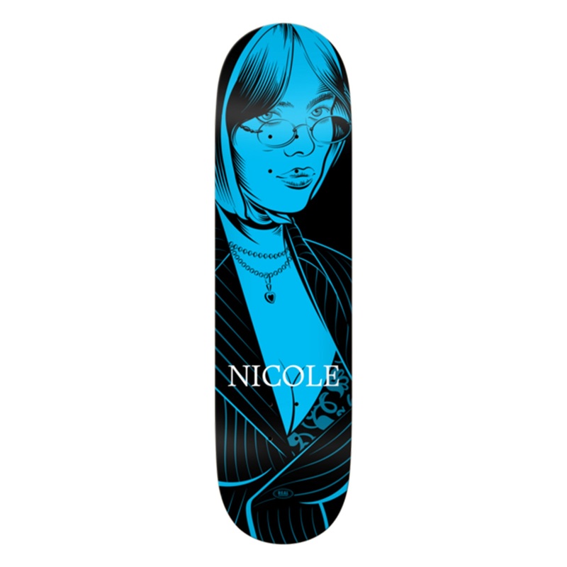 Nicole Crush Twin Nose 8.25 Skateboard Deck
