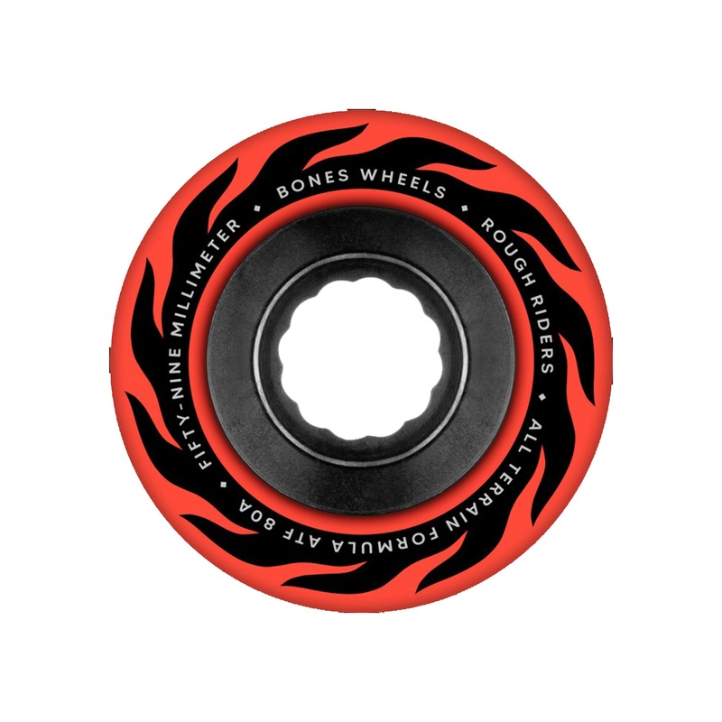Atf Rough Riders Eternal Flame Red Skateboard Wheels
